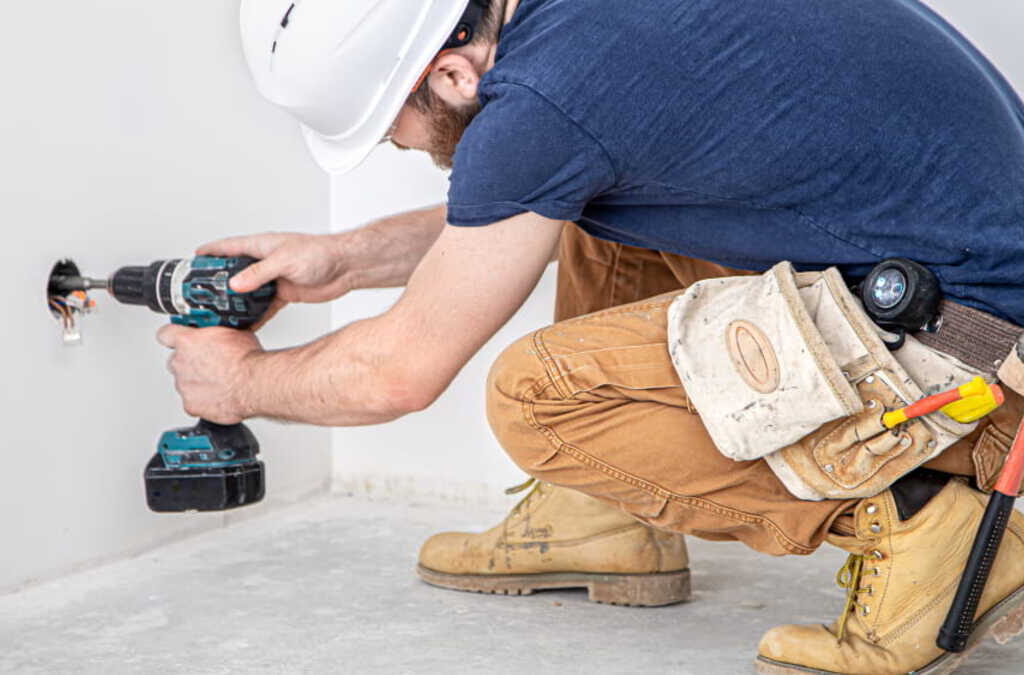 Handyman making repairs in a rental property between tenants in Orlando, FL