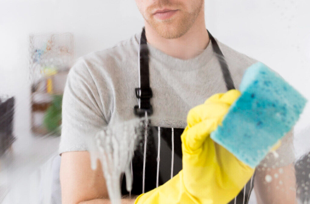 Turnover crew preparing an Orlando-area vacation rental for the next guest
